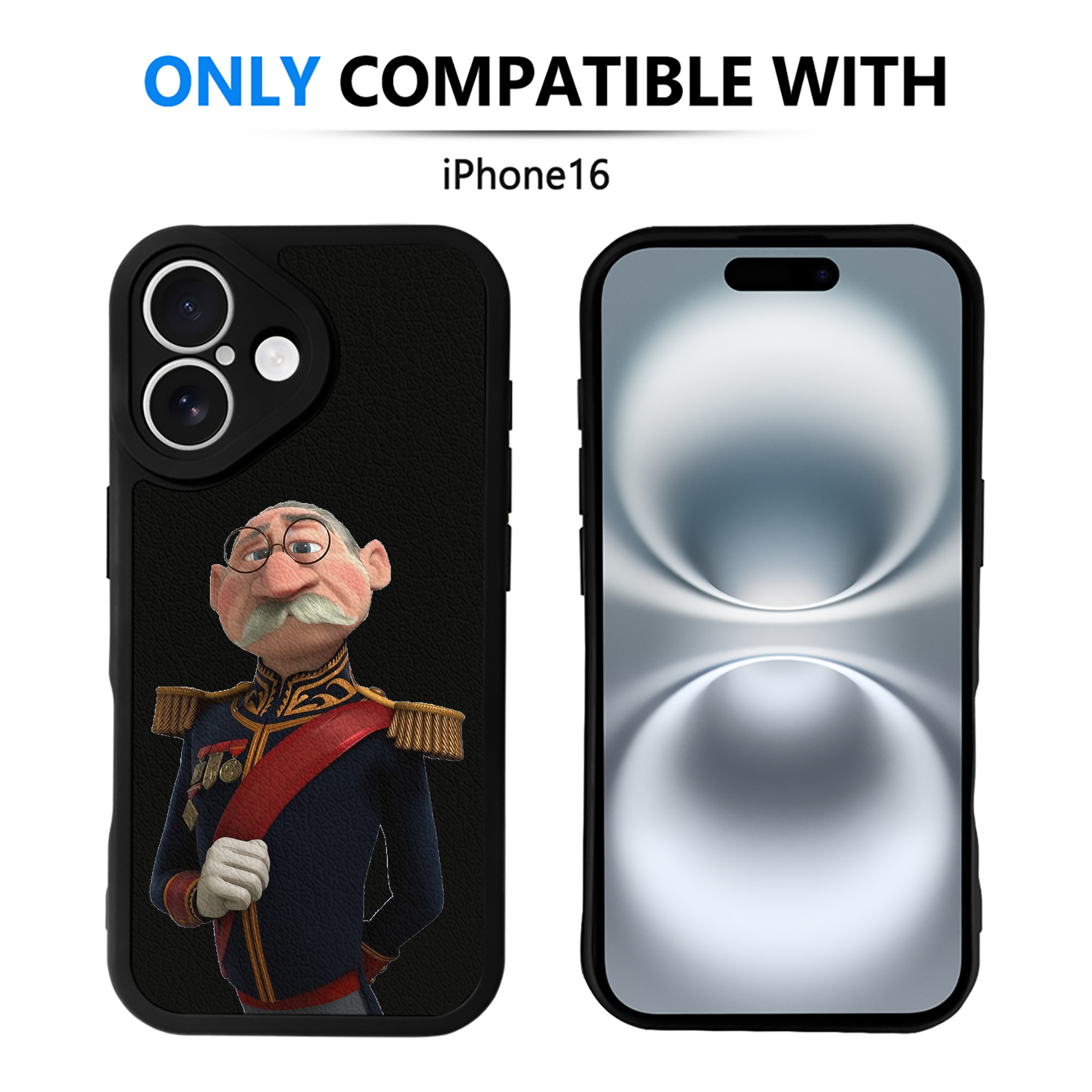 （画像用） アナと雪の女王 アンナ エルサ Frozen Anna Elsa 【iPhone 16シリーズ対応】シリコンスマホケース（レザー調） 材質：シリコン